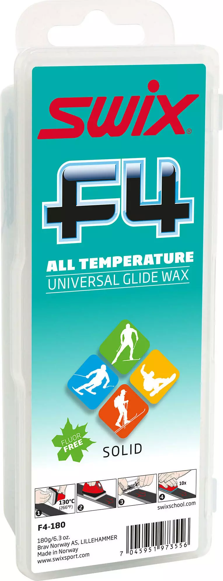 Swix F4-180 Glidewax, 180g 1 Swix F4-180 Glidewax, 180g