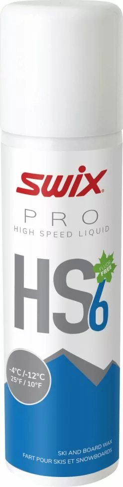 Swix HS6 Liq. Blue, -4°C/-12°C, 125ml