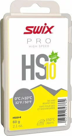 Swix HS10 Yellow, 0°C/+10°C, 60g