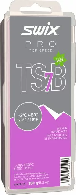 Swix TS7 Black, -2°C/-8°C, 180g