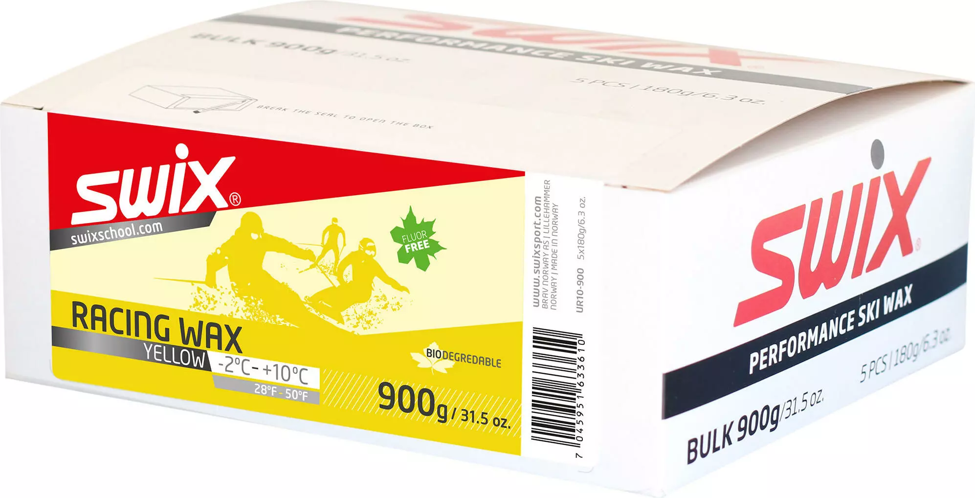 Swix UR10 Yellow Bio Racing Wax, 900g 1 Swix UR10 Yellow Bio Racing Wax, 900g