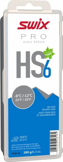 Swix HS6 Blue, -6°C/-12°C, 180g